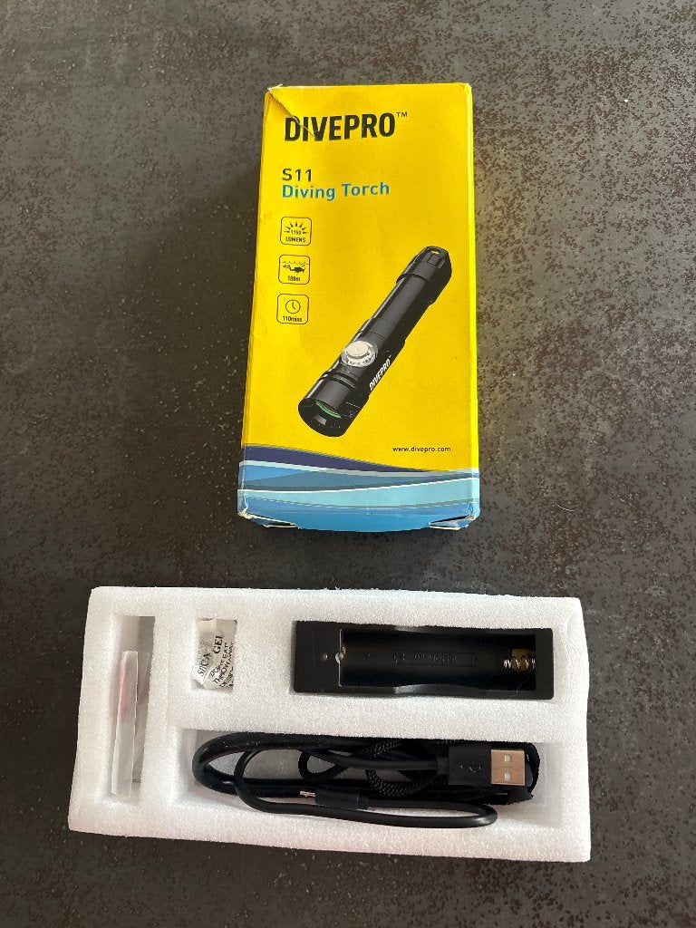 Duiklamp, Watersport en Boten, Duiken, Ophalen, Zo goed als nieuw, Duiklamp