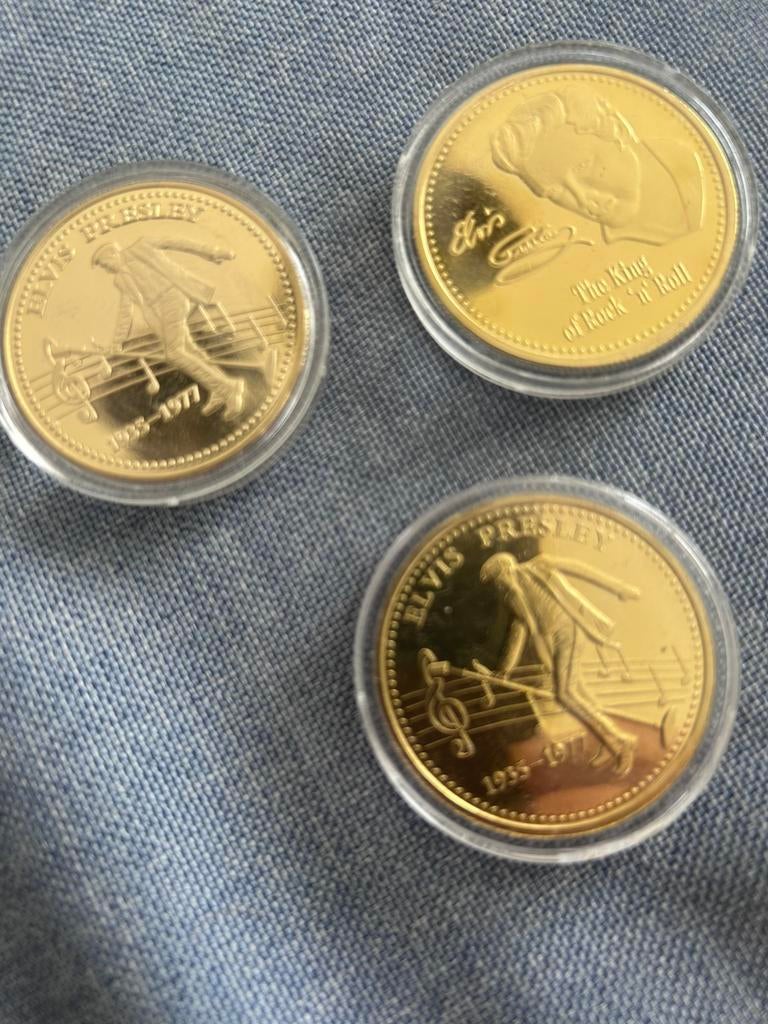 Elvis the king coins, Postzegels en Munten, Ophalen of Verzenden