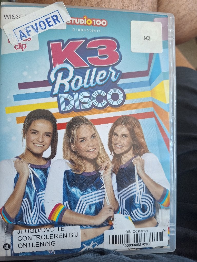 K3 Roller disco, dvd, Ophalen of Verzenden, Gebruikt