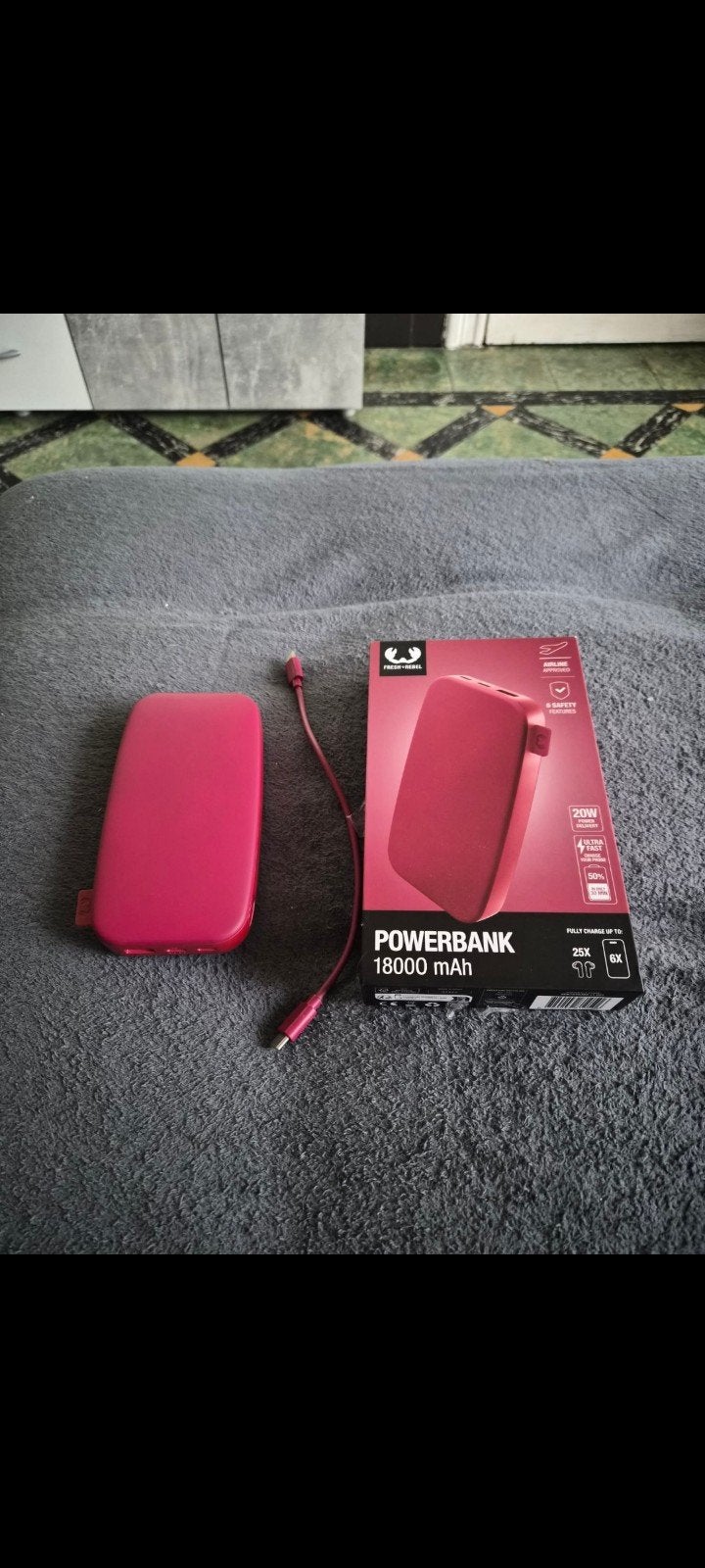 fresh n rebel power bank 18000mAh 20w opladen, Télécoms, Enlèvement ou Envoi