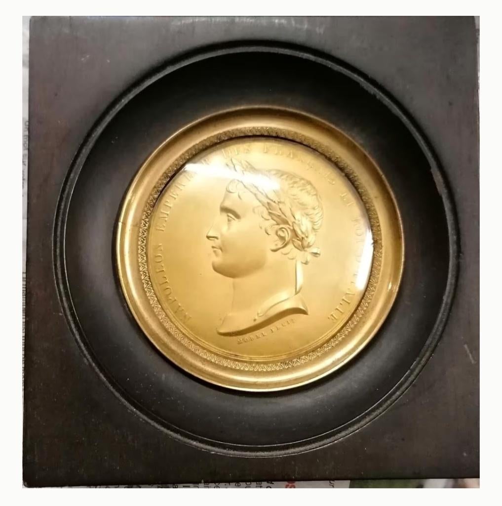 Medaillon van Napoleon Napoleon Bonaparte FECIT MOREL, Verzamelen, Verzenden, Overige soorten