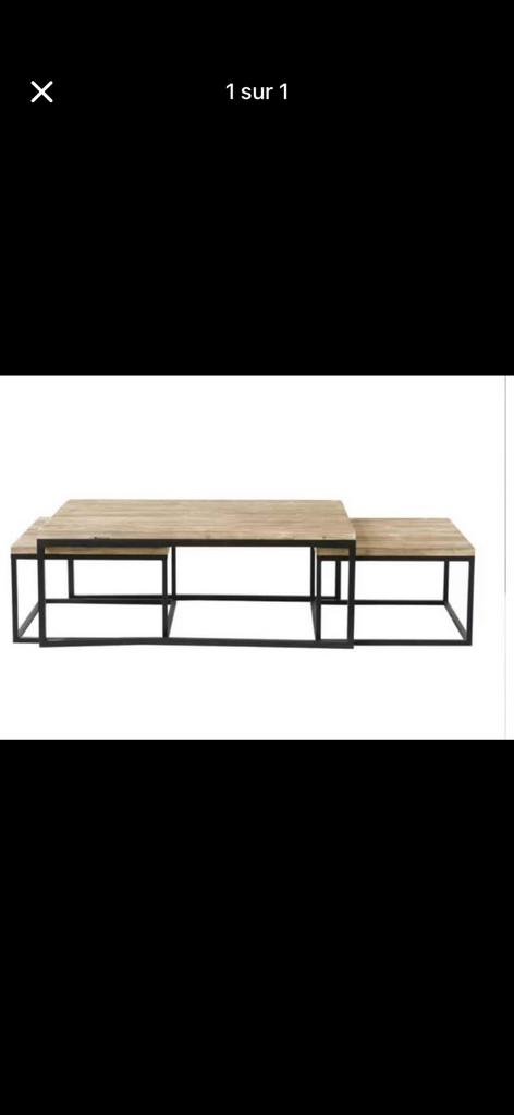 3 tables, Maison & Meubles, Enlèvement, Comme neuf