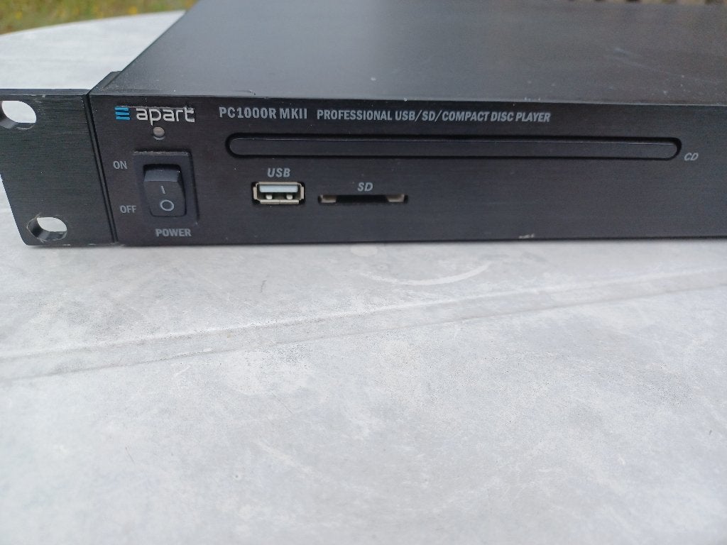 APART AUDIO / BIAMP PC1000RMKII CD /USB/ SD-card speler, Audio, Tv en Foto, Cd-spelers, Ophalen of Verzenden, Gebruikt, Overige merken