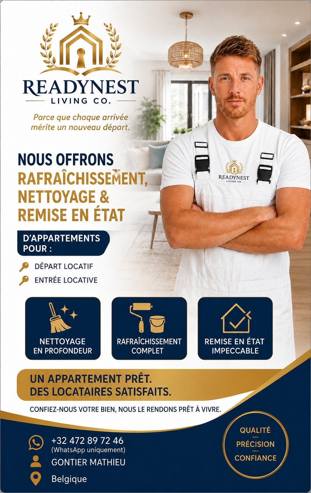 Rafraîchissement habitation & petits travaux soignés