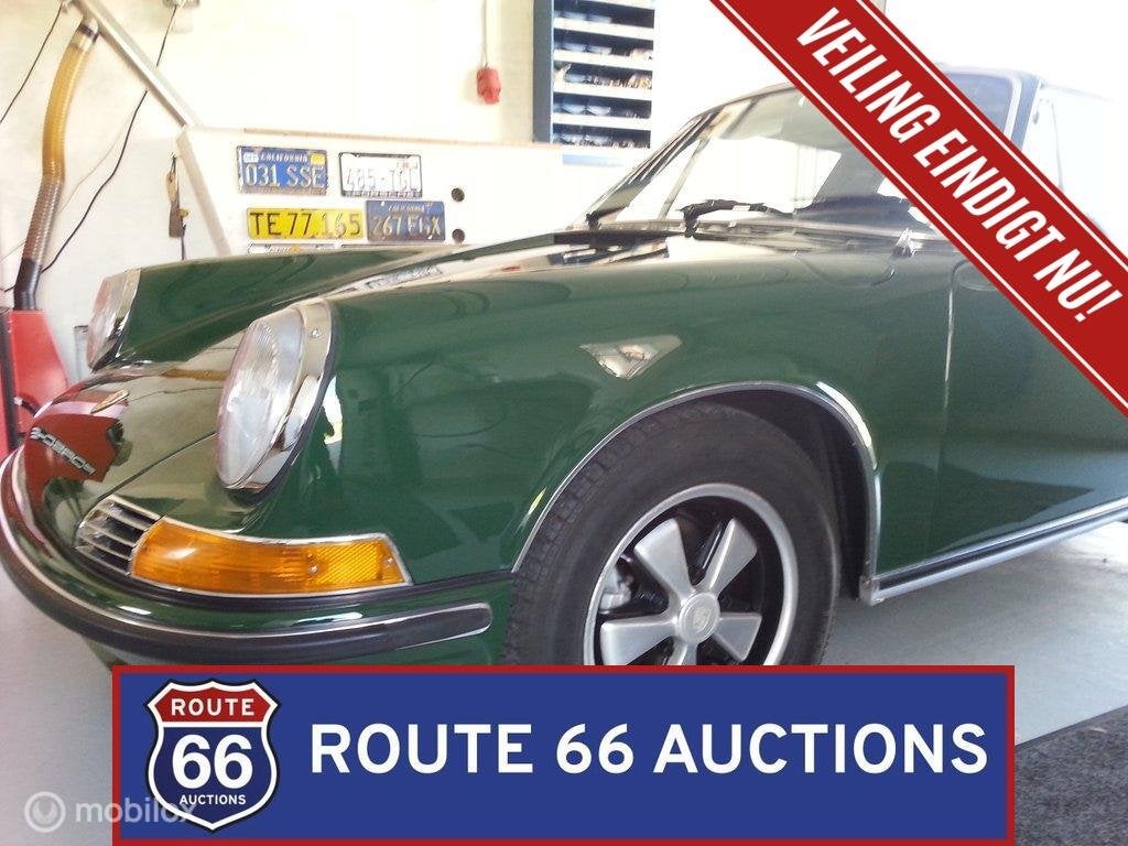 Porsche 911 S 2.2 Targa | 1970 | Route 66 Auctions, Autos, Achat, Entreprise, Boîte manuelle, Autre carrosserie