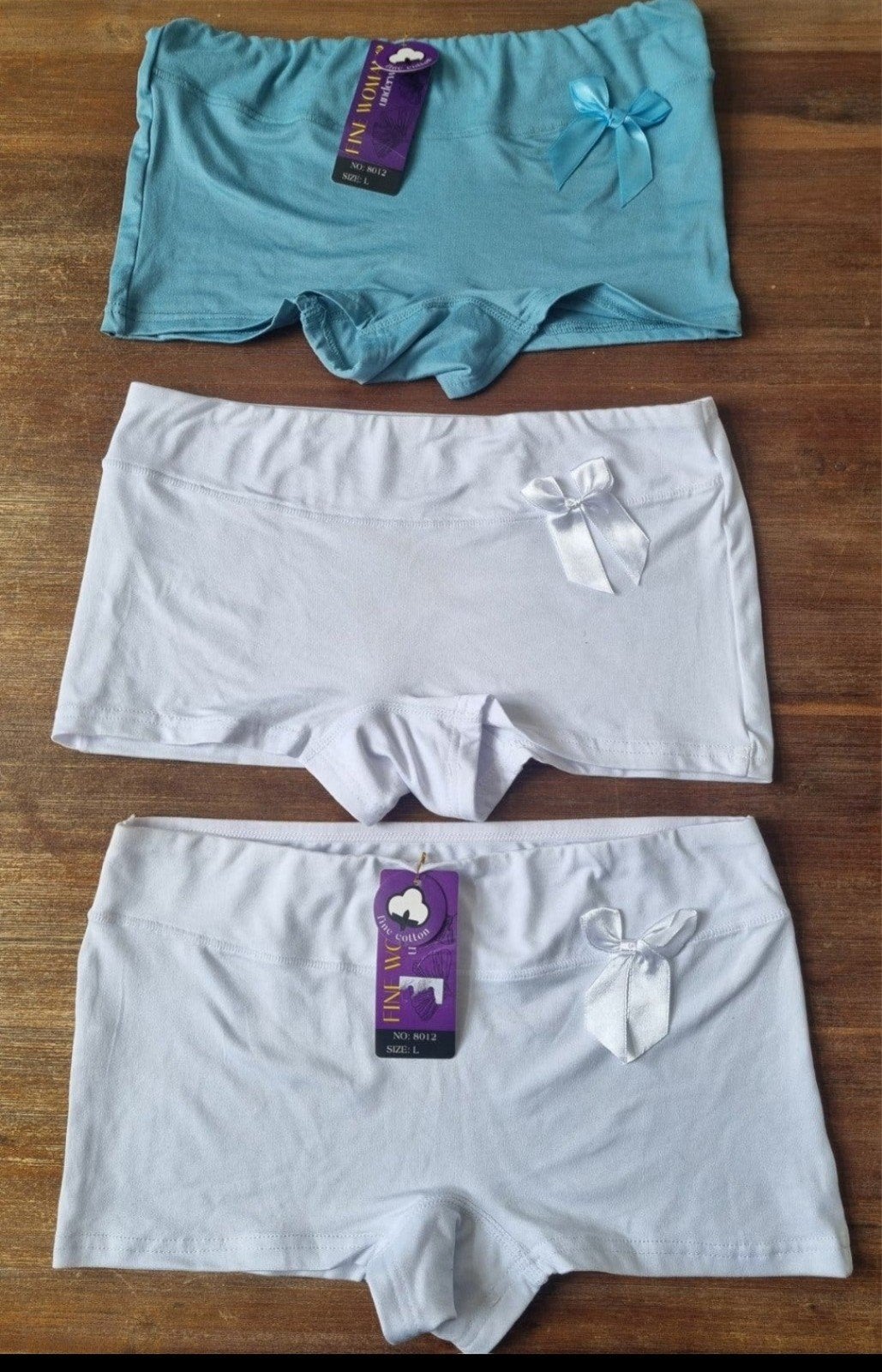 Fine Woman 3x Nieuwe Damesshorts Maat L, Kleding | Dames, Ondergoed en Lingerie, Fine Woman, Ophalen of Verzenden, Blauw, Broekje of Short
