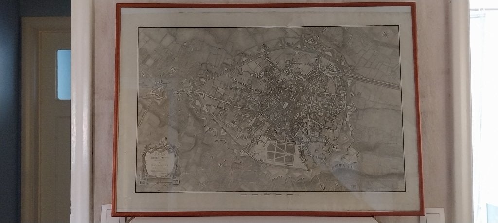 Grand plan topographique historique de Bruxelles de 1777, Cartographie, Enlèvement, 100 cm, 70 cm