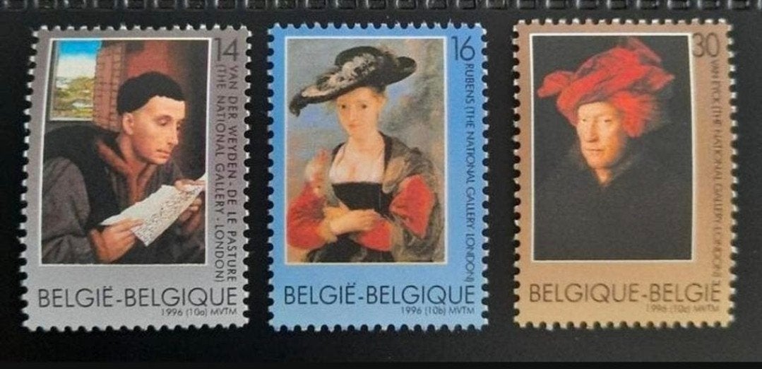 Belgique : COB 2655/57 ** Art 1996., Sans timbre, Neuf, Enlèvement ou Envoi, Non oblitéré
