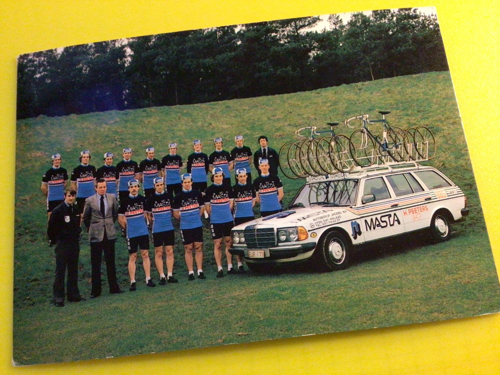 wielerkaart 1981 team masta h peeters bbs, Envoi, Comme neuf