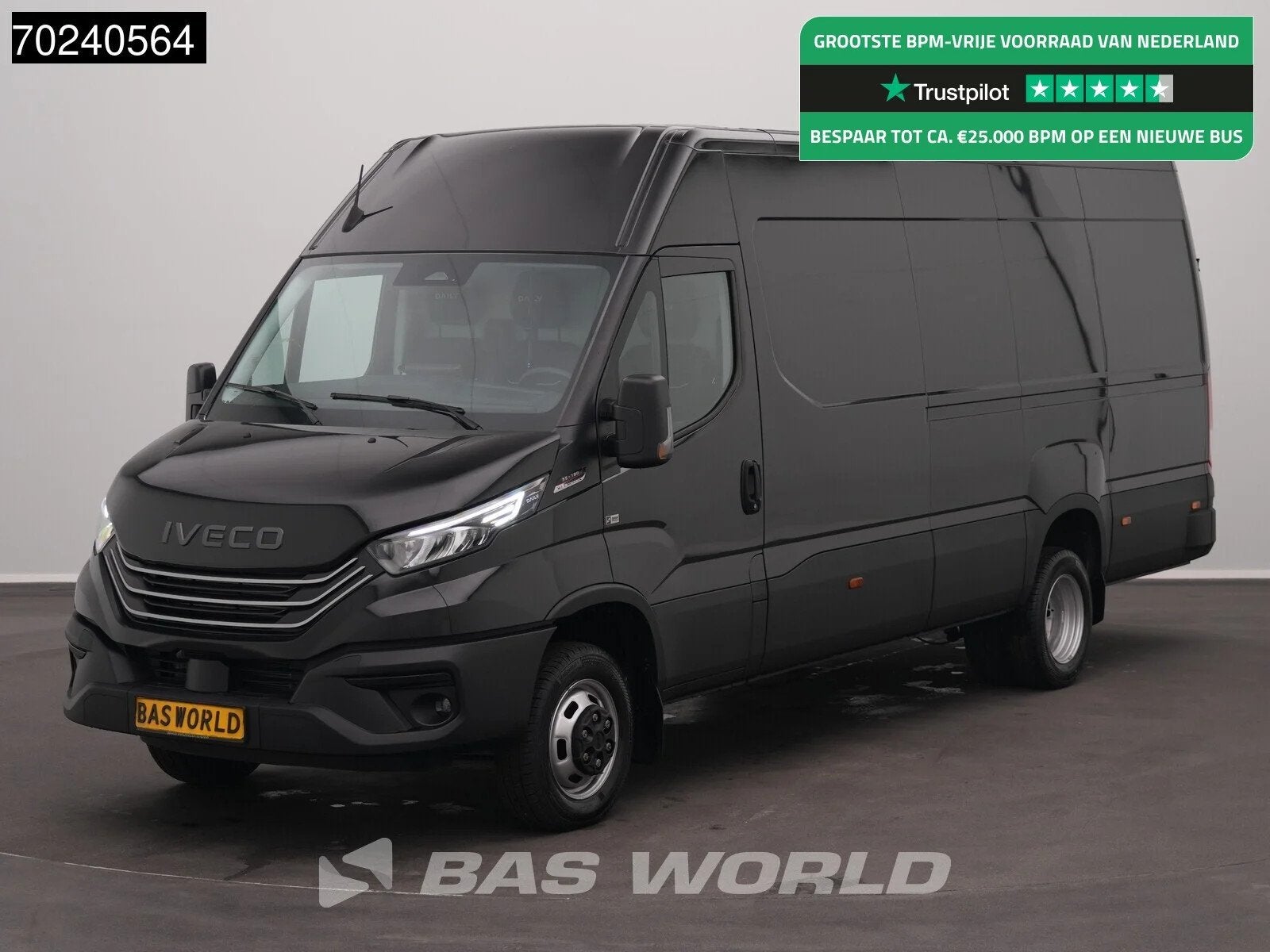 Iveco Daily 35C18 BPM VRIJ! 3.0L Automaat L3H2 180PK Dubbell, Auto's, Automaat, Stof, Euro 6, 4 cilinders