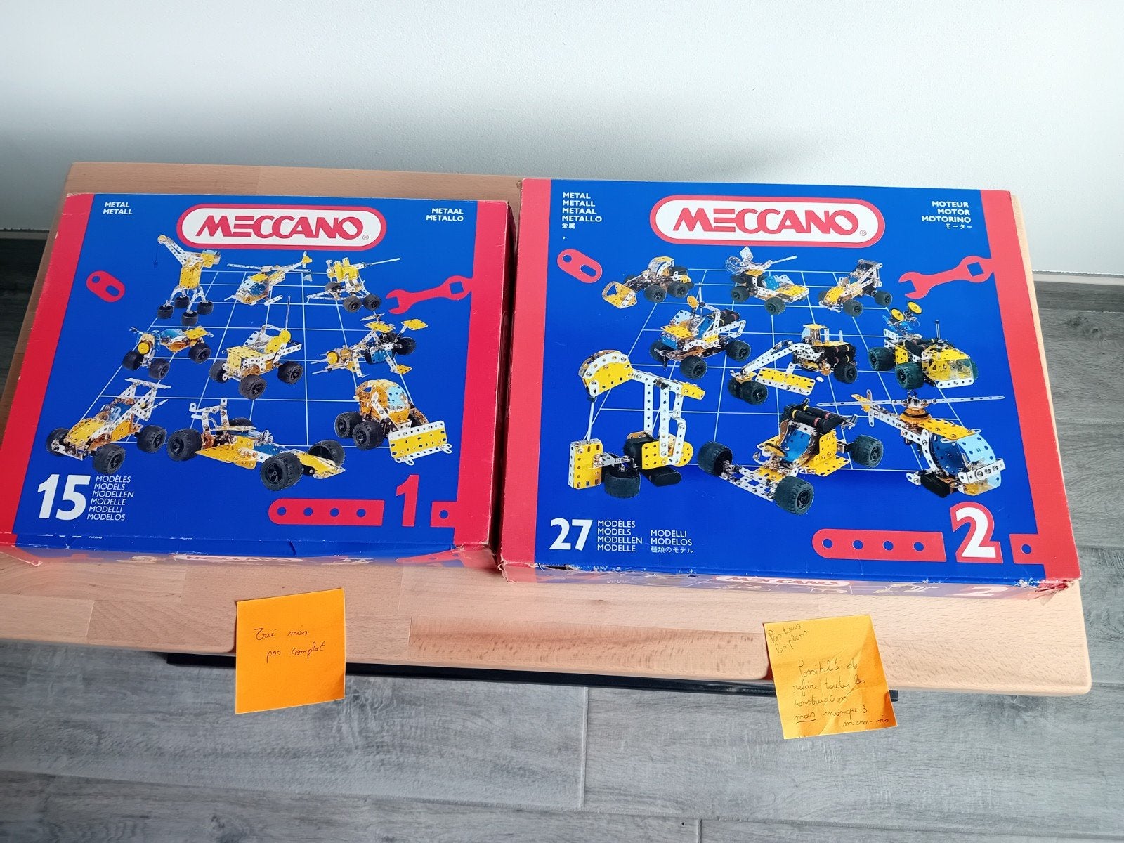meccano 2 kits de démarrage, Enlèvement ou Envoi