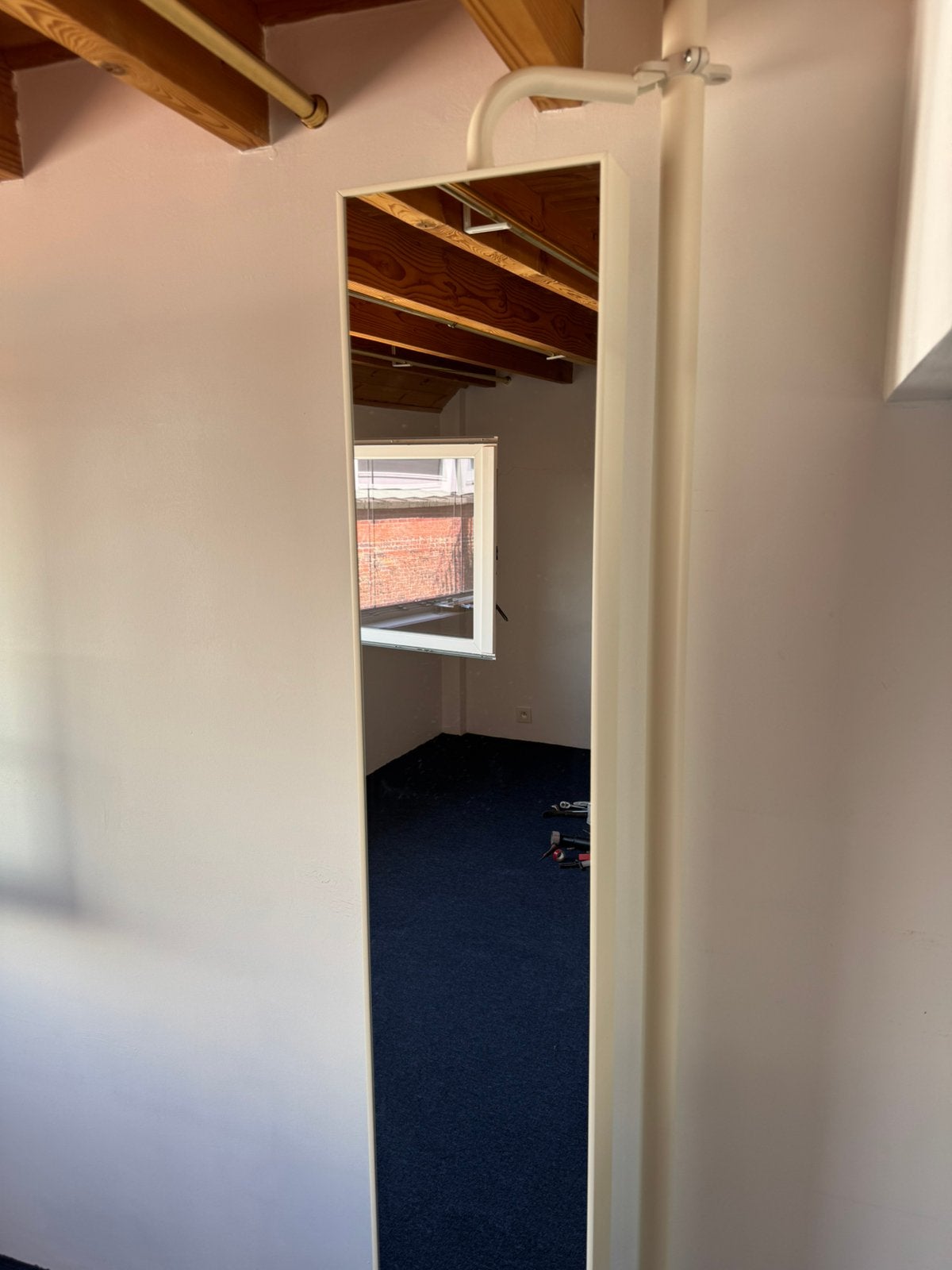 Draaibare ikea spiegel-en sieradenkast in 1, Enlèvement, Comme neuf