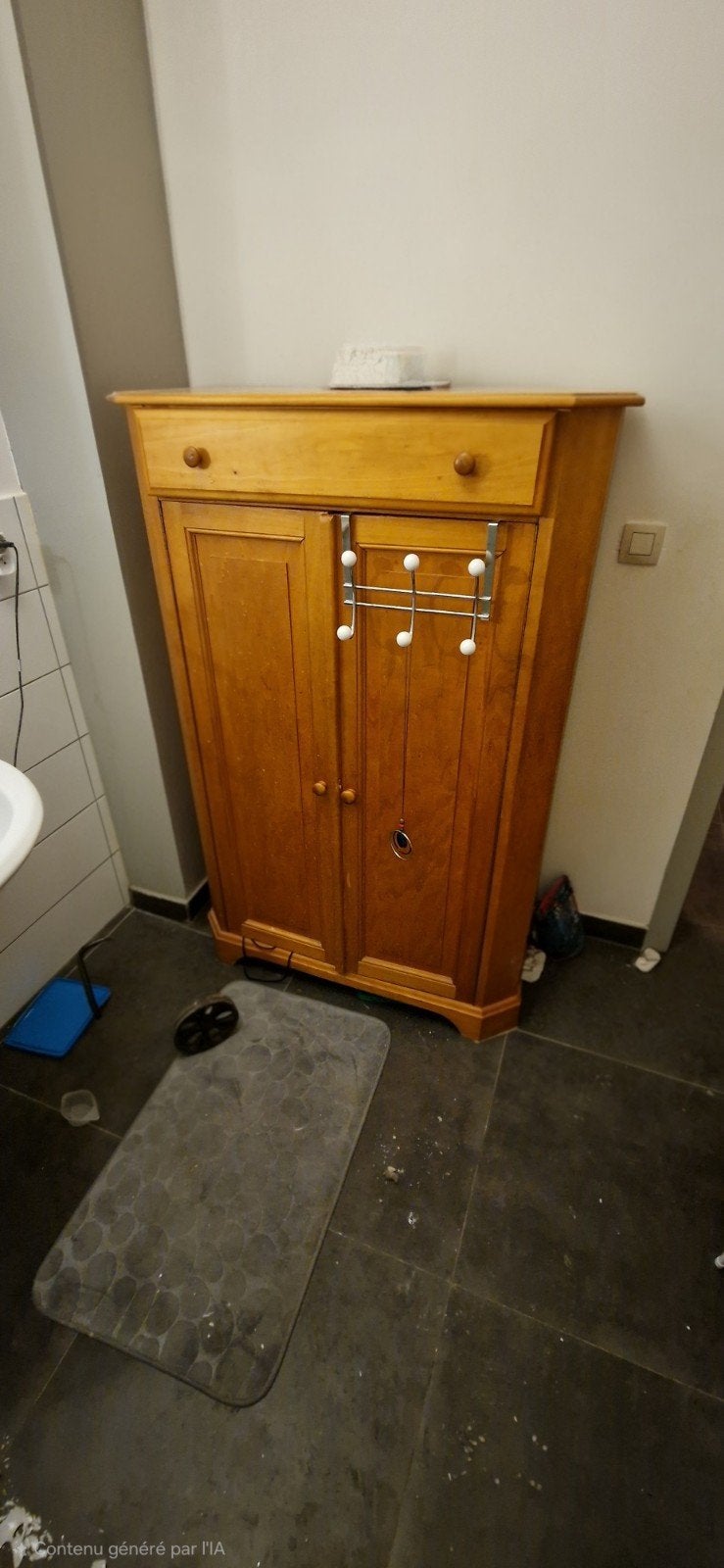 Meuble en bois, Maison & Meubles, Armoires | Meubles ordinateur, Enlèvement