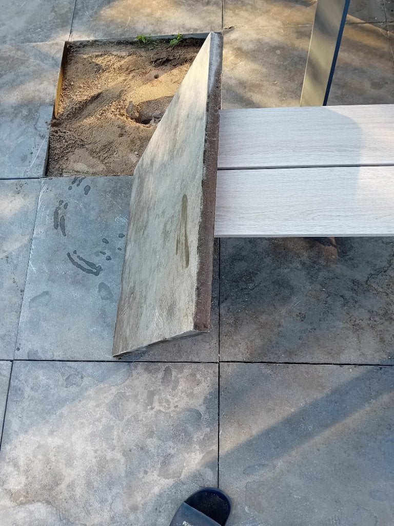 Tegels terras, Ophalen, Overige materialen, Gebruikt, 10 m² of meer