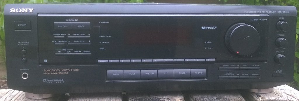 Sony STR-DE405 Receiver 5x 80 Watt, Enlèvement ou Envoi, Tuner ou Radio, Utilisé, Composants en vrac