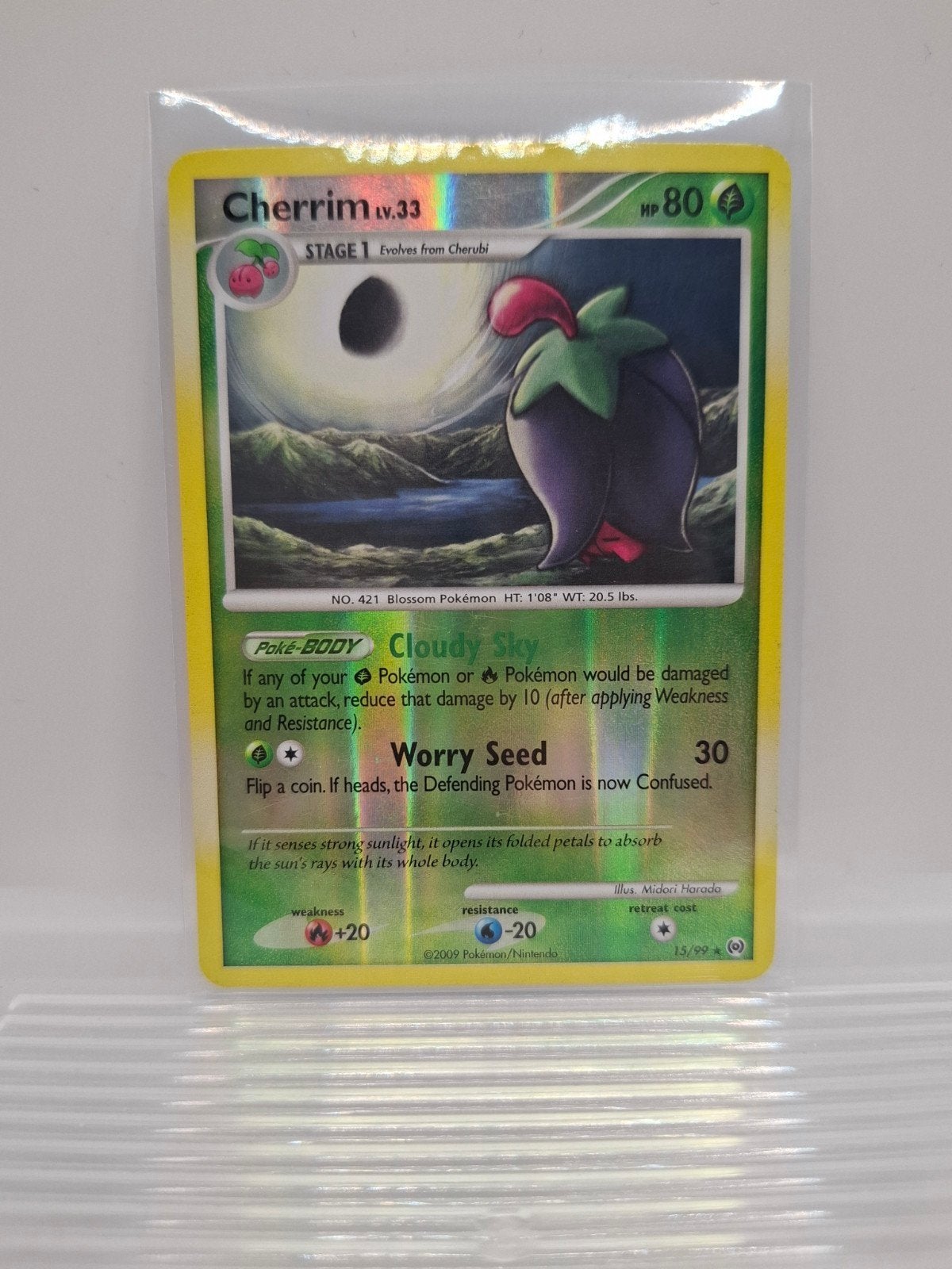 Cherrim reverse holo 15/99 Platinum Arceus, Ophalen of Verzenden