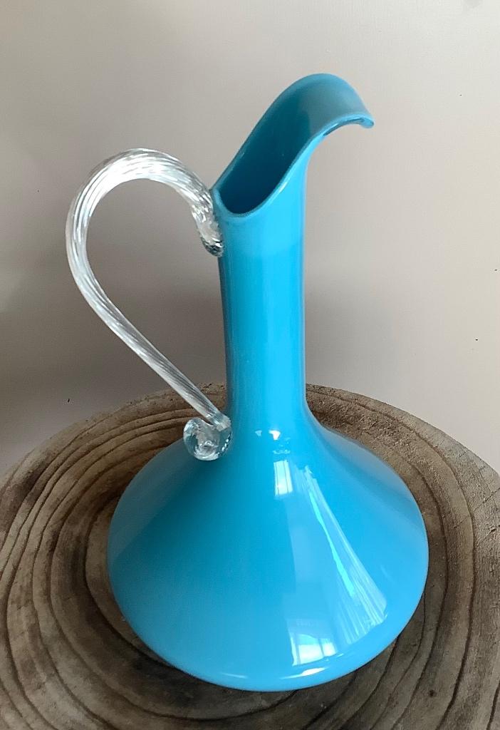 Opaline murano Karaf (ewer), Antiek en Kunst, Ophalen of Verzenden