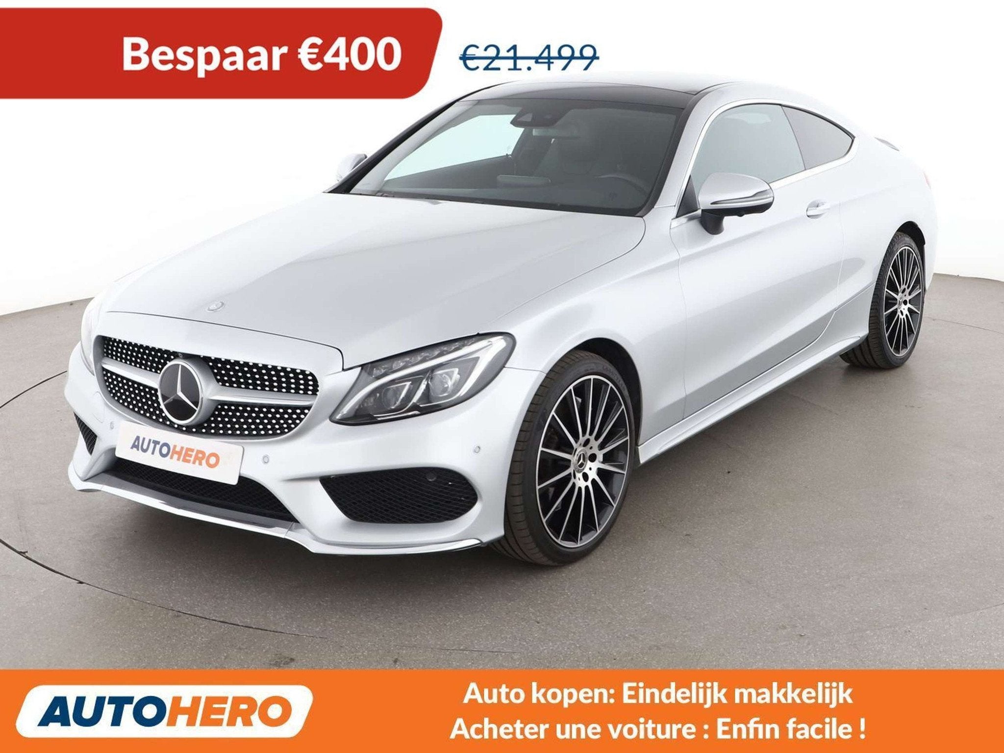Mercedes-Benz C-Klasse 250 C 250 d (bj 2016, automaat), Auto's, Mercedes-Benz, Automaat, Achterwielaandrijving, Gebruikt, Zwart