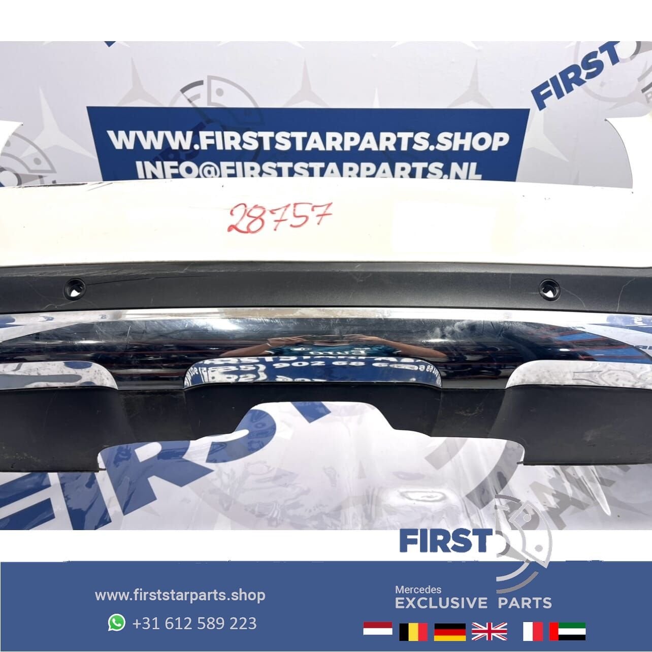 W167 GLE AMG ACHTERBUMPER V167 WIT GRIJS ZWART ROOD BUMPER G, Arrière, Utilisé, -, -