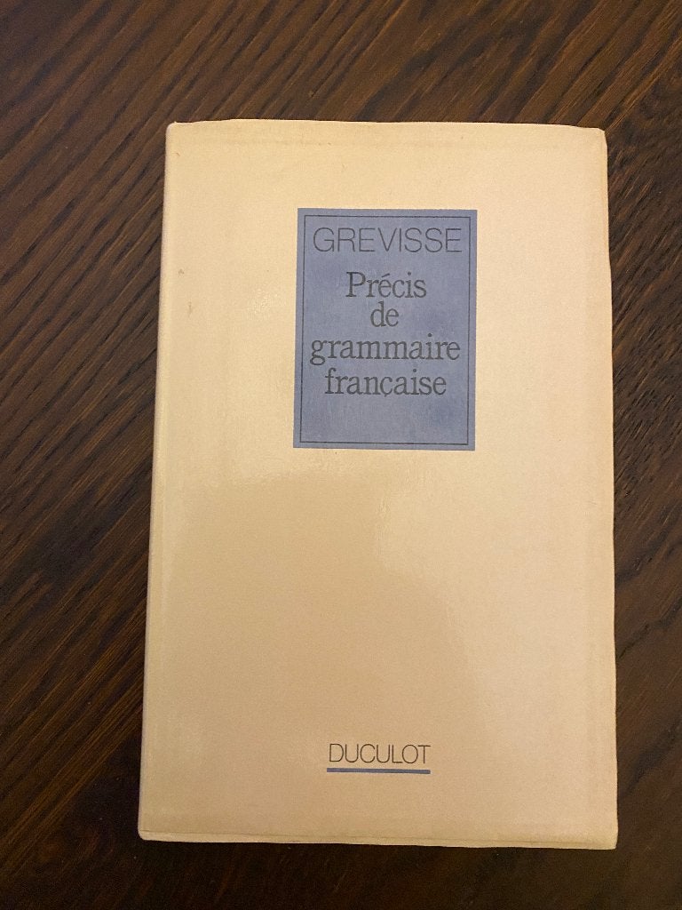 Grevisse Samenvatting van de Franse grammatica, Boeken, Ophalen of Verzenden, Zo goed als nieuw, ASO, Frans
