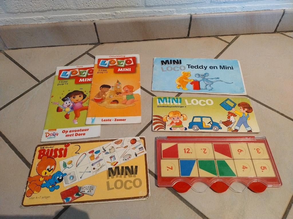 Mini Loco doos + boekjes, Ophalen of Verzenden, Gebruikt, Taal en Lezen
