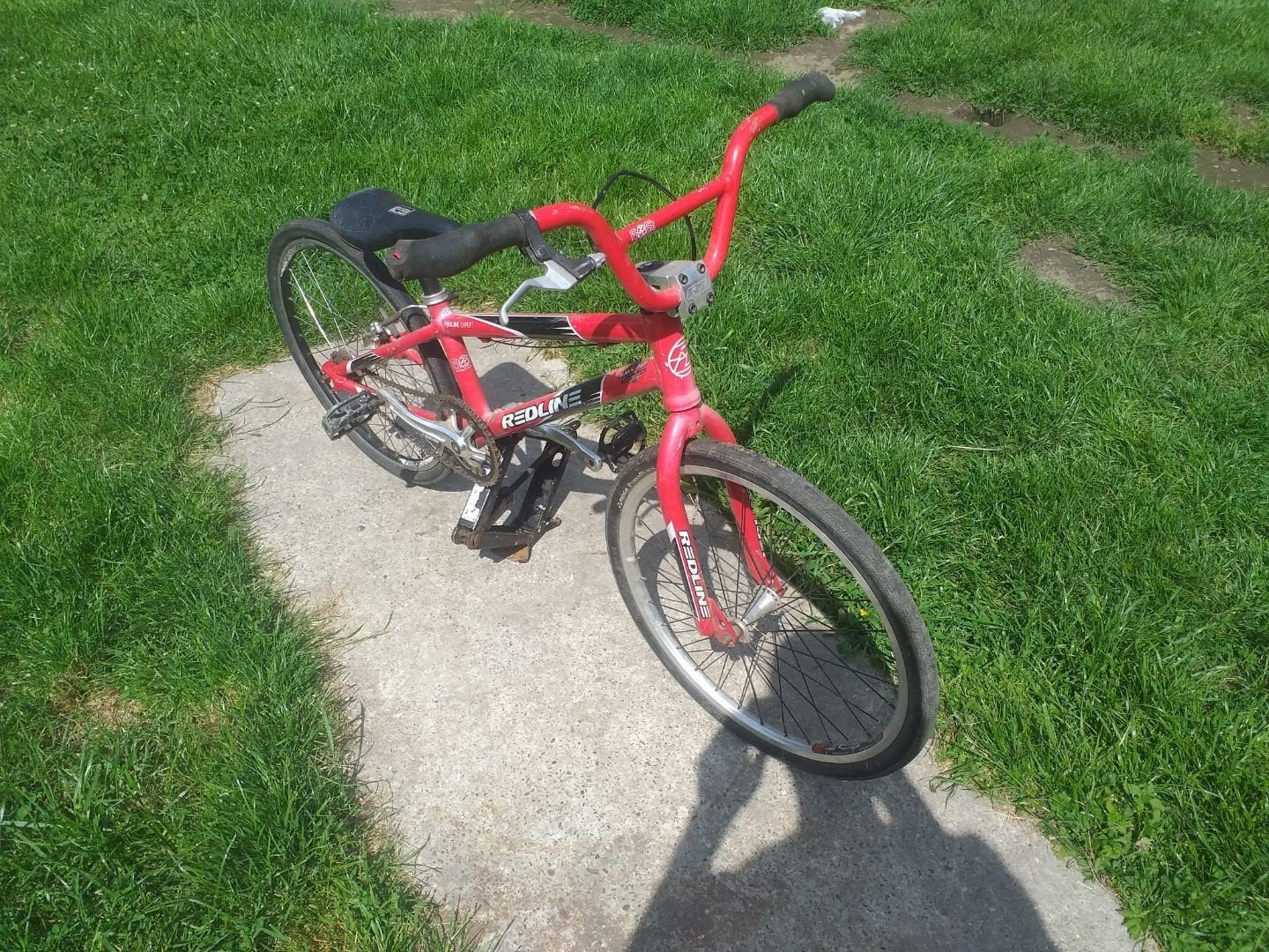 BMX redline enfants bonne etat, Ophalen, Velgrem, V-brakes, Redline