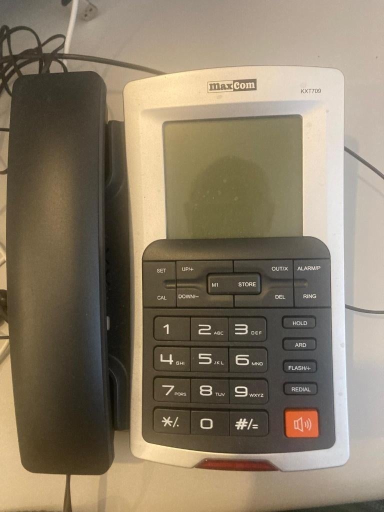Maxcom KXT709 senioren telefoon voor de vaste lijn., Ophalen of Verzenden, Zo goed als nieuw