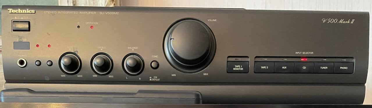 Amplificateur Technics SU-V500M2 + télécommande, TV, Hi-fi & Vidéo, Amplificateurs & Ampli-syntoniseurs, Enlèvement, Comme neuf