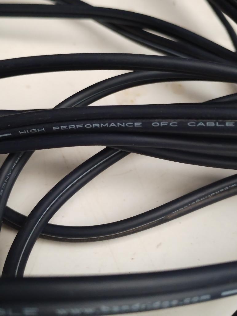 luidsprekerkabel 'high performance', Enlèvement, Comme neuf, 5 à 10 mètres, Câble de haut-parleur