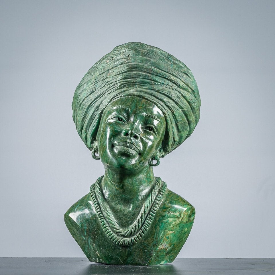 Femme africaine - Moses M, Antiquités & Art, Curiosités & Brocante, Enlèvement ou Envoi