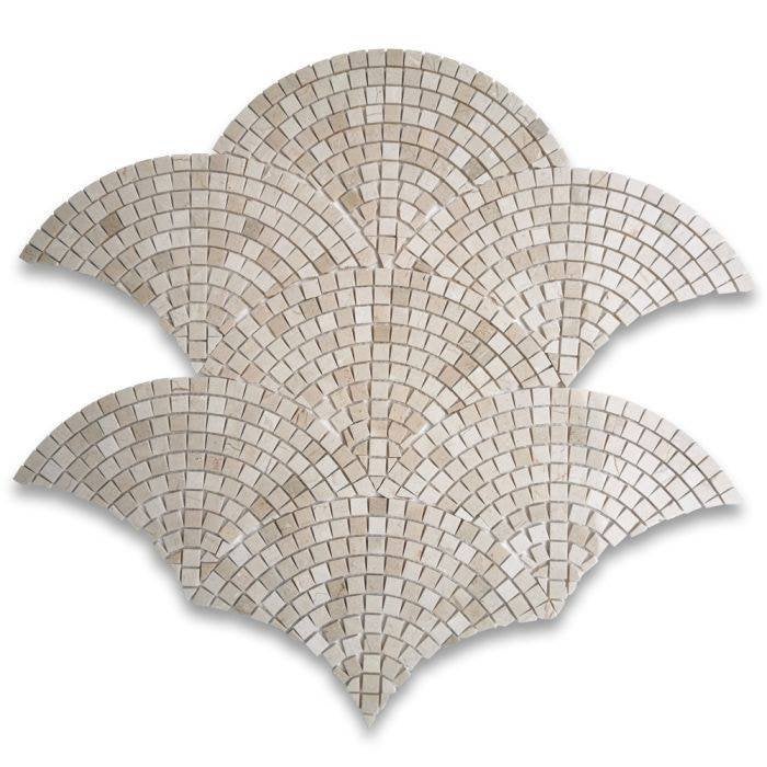 Mozaiek Cremo Marfil gezoet 500x300x10mm, 40 tot 60 cm, Wandtegels, Nieuw, Ophalen of Verzenden