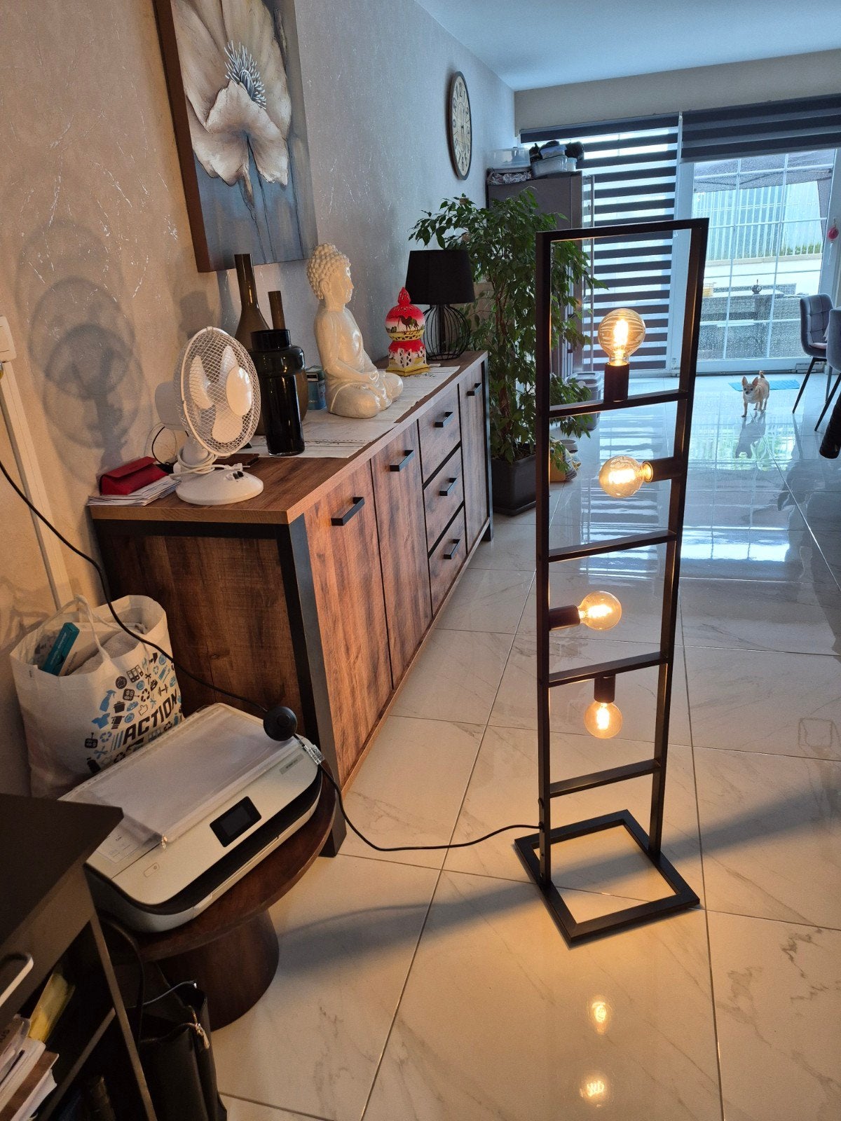 Lampe de salon, Ophalen