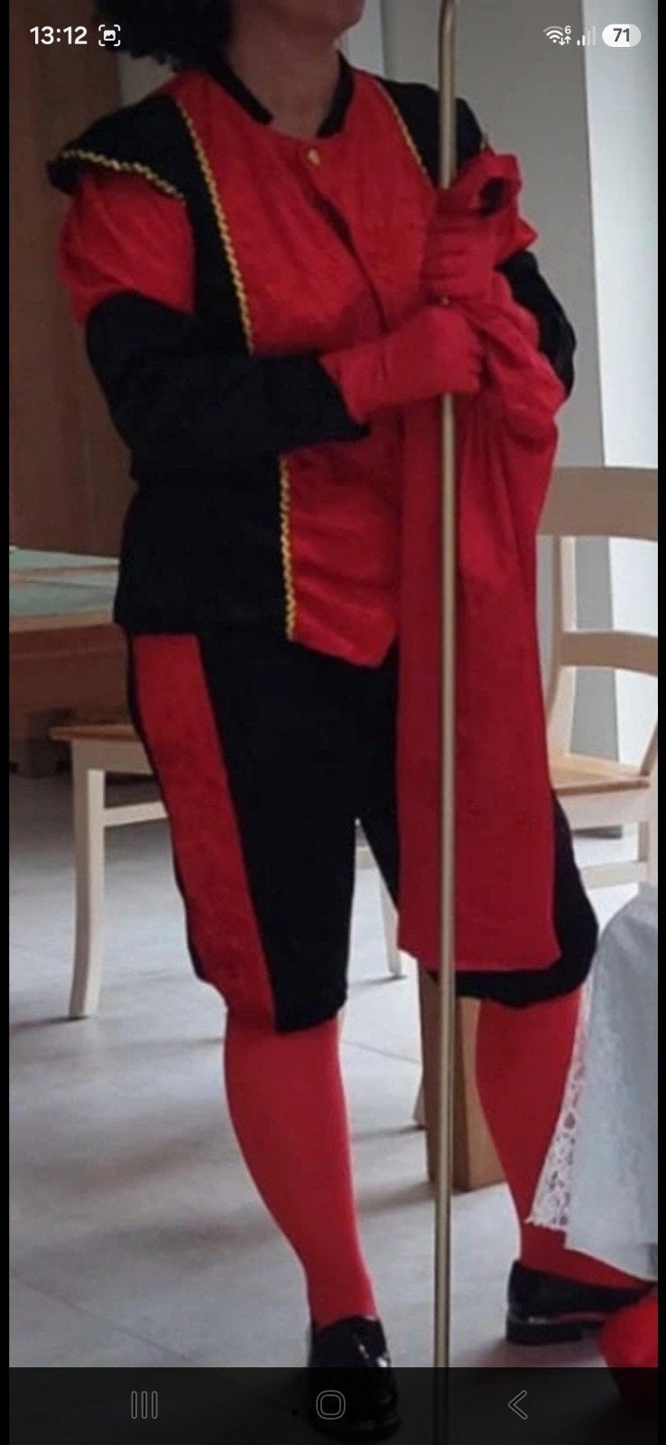 Sinterklaas zwarte / roet piet pak., Ophalen, Nieuw, Maat 38/40 (M), Kleding