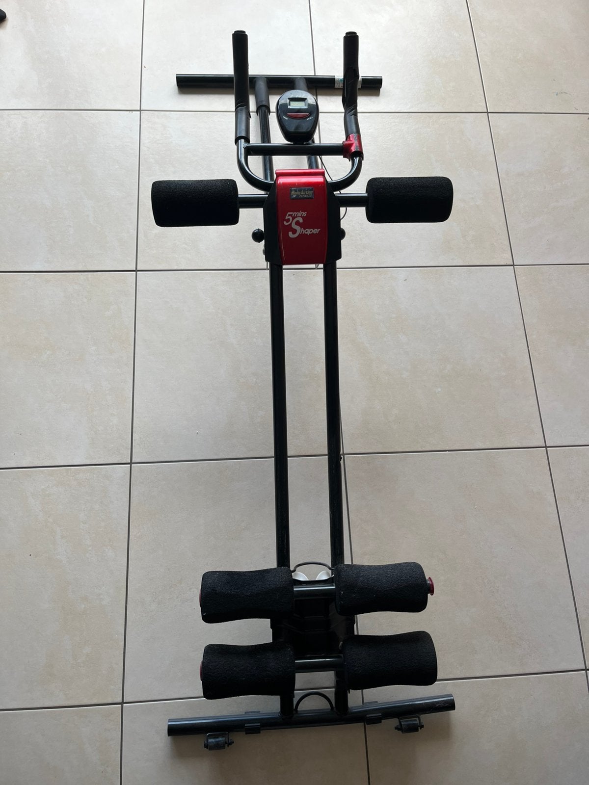 5 min shaper, full body trainen, Sport en Fitness, Fitnessapparatuur, Zo goed als nieuw, Hometrainer, Armen, Ophalen