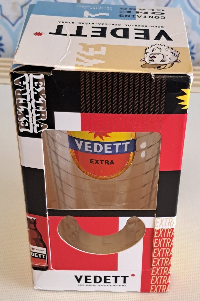 Verre Vedett extra neuf dans son emballage, Collections, Enlèvement, Neuf, Verre à bière