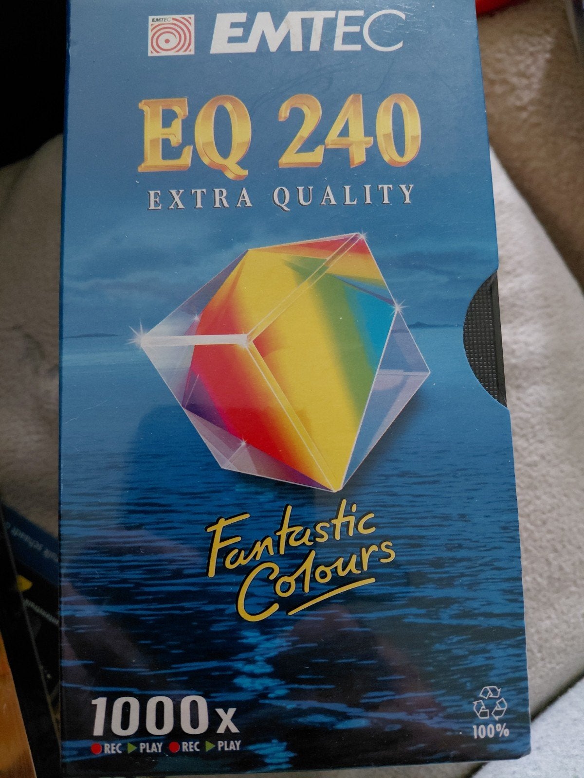 Emtec VHS Video Cassettes Extra Quality 240 min, Ophalen, Nieuw, Overige typen, Emtec