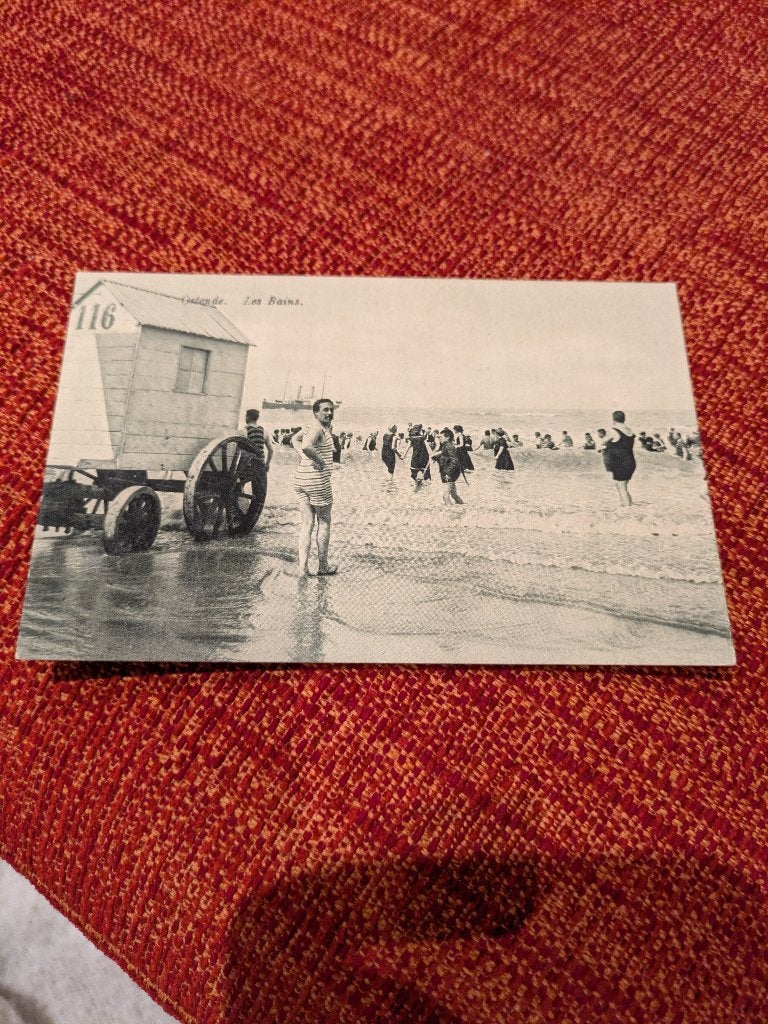 Oostende - les bains, Ophalen of Verzenden, Ongelopen, West-Vlaanderen