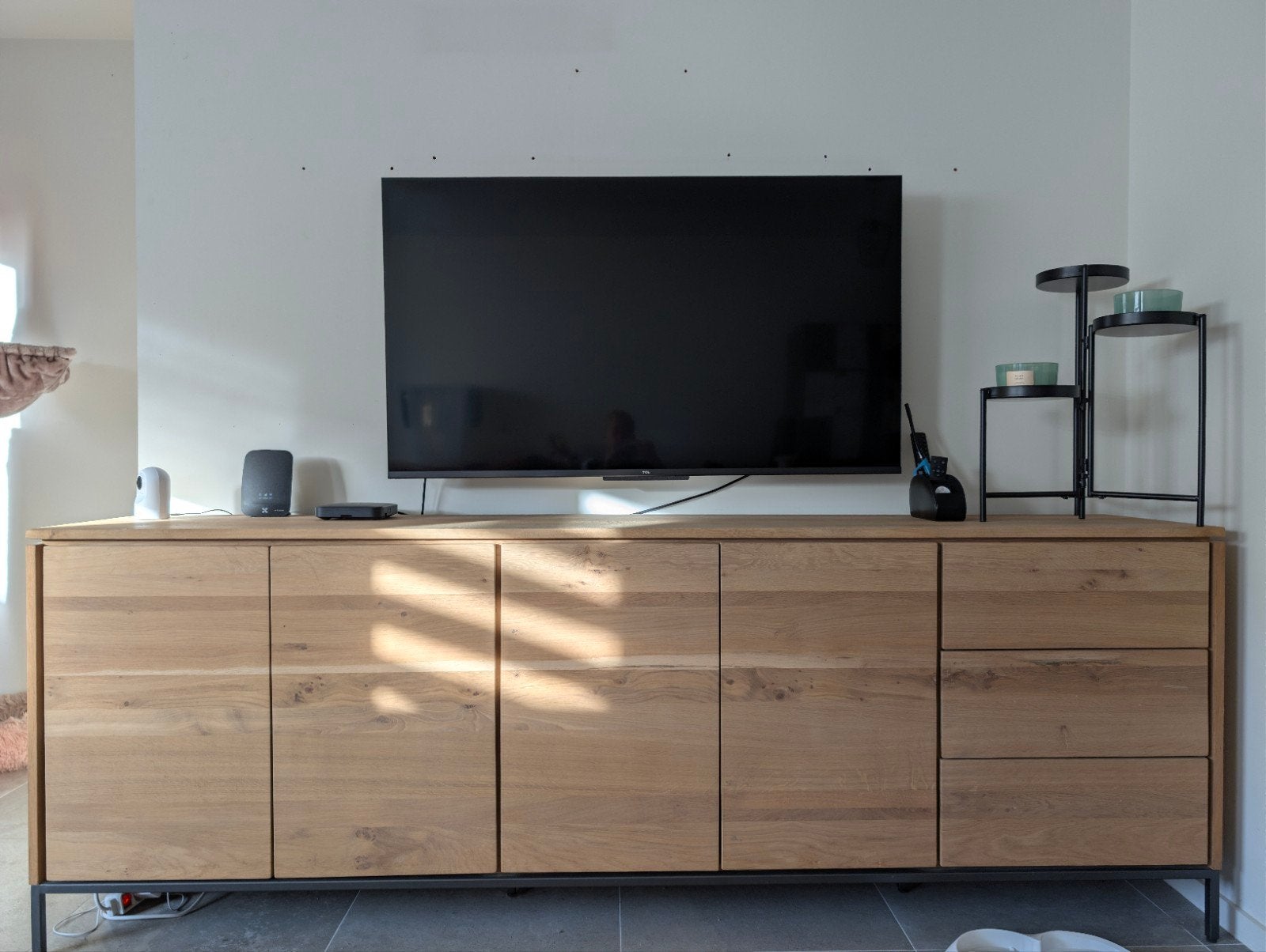 stevige dressoir kast, Ophalen, Gebruikt, Met lade(s), 200 cm of meer