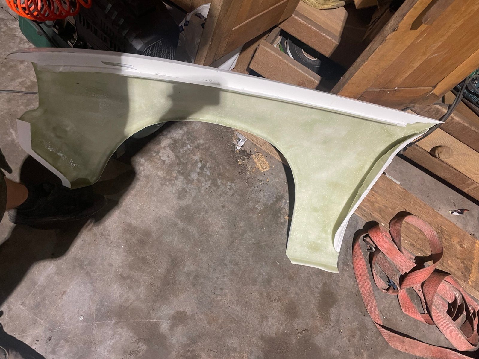 Ascona b zijbillen fiberglas, Ophalen