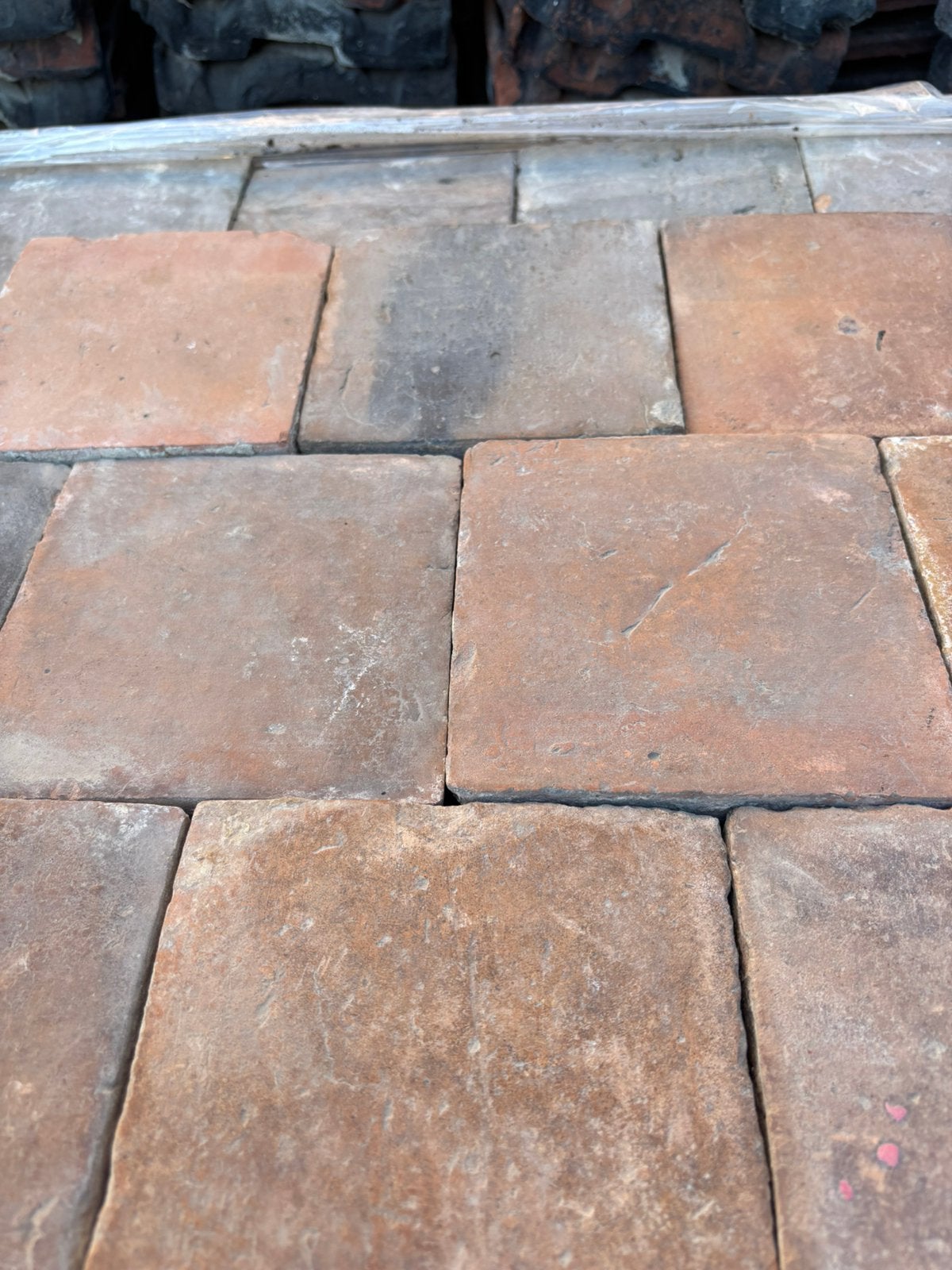 Lot Antieke terracotta tegels. Voor info BELLEN 0474220705, Antiek en Kunst, Ophalen