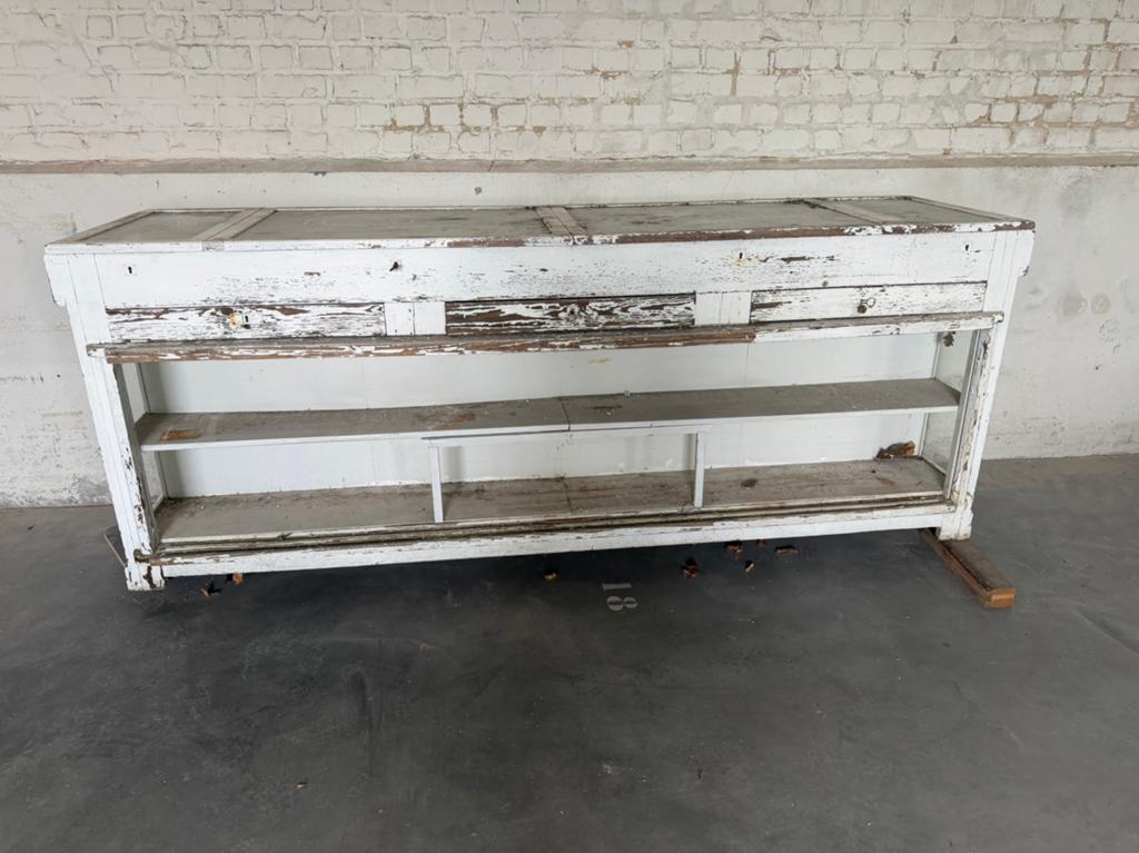 vitrinekast met glas, Tuin en Terras, Ophalen, Gebruikt