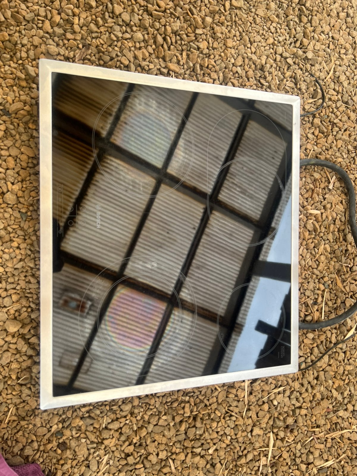 Vitrokeramische kookplaat, Elektronische apparatuur, Kookplaten, Ophalen, Keramisch, 4 kookzones, Zo goed als nieuw