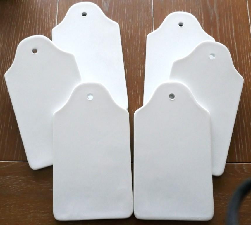 Kaasplankjes porselein, set 6st, 24,5 x 13 x0,3 cm, nieuw, Diversen, Ophalen