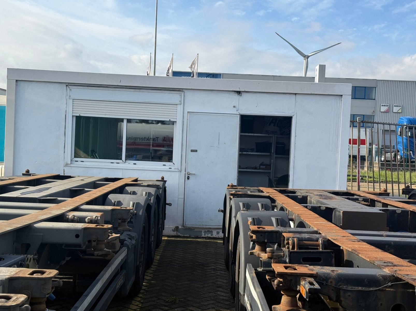 Bouwkeet / Werfkeet / Kantoorunit te koop, Enlèvement, Utilisé