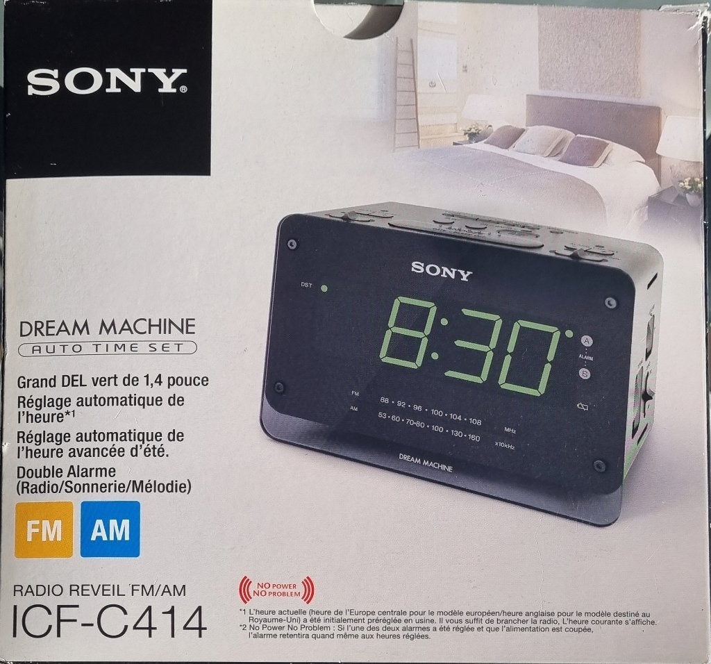 Nieuwe wekkerradio SONY retro, Audio, Tv en Foto, Ophalen, Nieuw, Radio