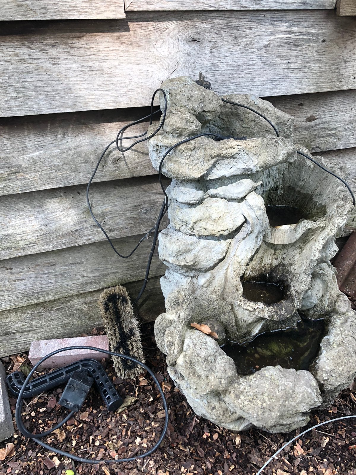 Rots waterpartij, Ophalen, Gebruikt, Kunststof, Waterval