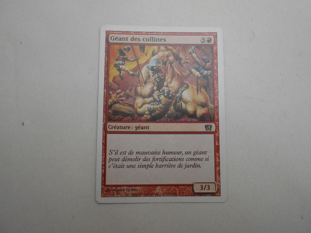 magic card The gathering Creature géant des collines, Enlèvement ou Envoi, Comme neuf, Autres types