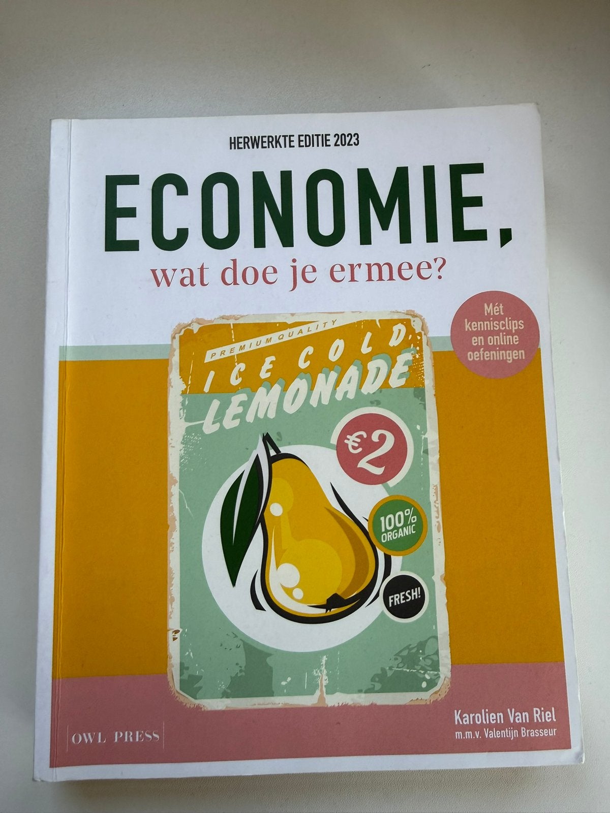 Karolien Van Riel - Economie, wat doe je ermee?, Boeken, Ophalen, Karolien Van Riel; Valentijn Brasseur