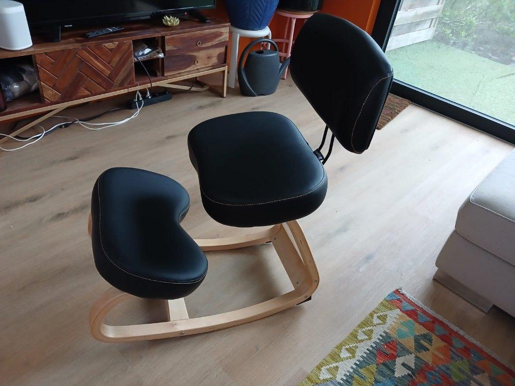 ergonomische bureaustoel, Huis en Inrichting, Ophalen, Zwart, Zo goed als nieuw, Bureaustoel