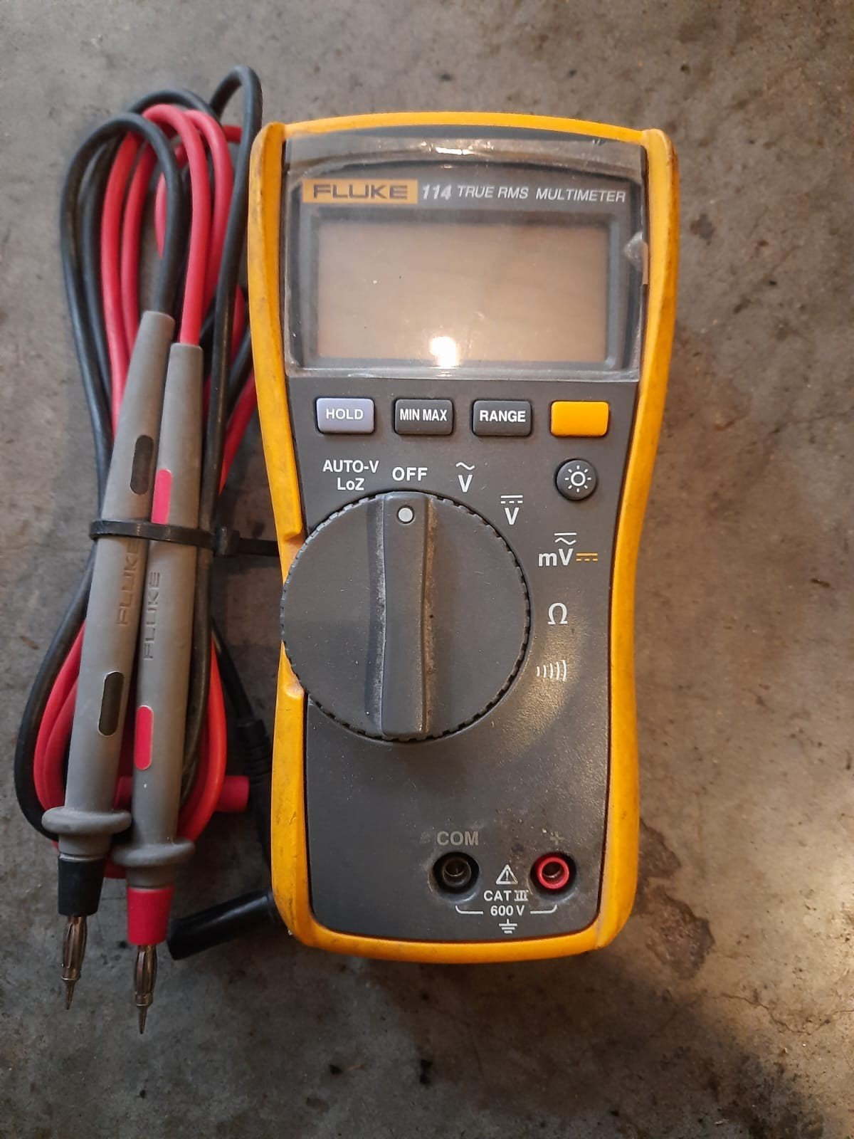 fluke meettoestel met nieuwe draadjes fluke 114 True rms, Bricolage & Construction, Enlèvement ou Envoi, Comme neuf, Électricité